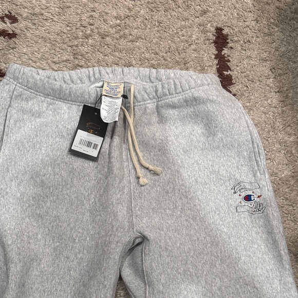 champion x percival Other - Champion Heather Gray Joggers with Logo